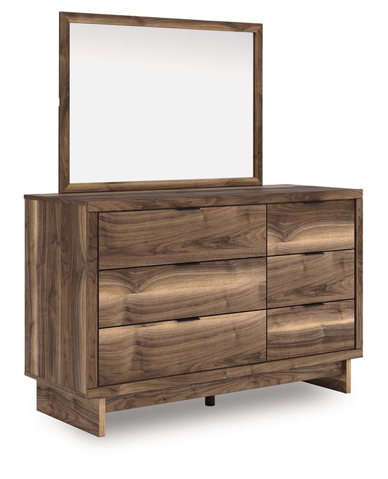 Chirason - Brown - Dresser And Mirror