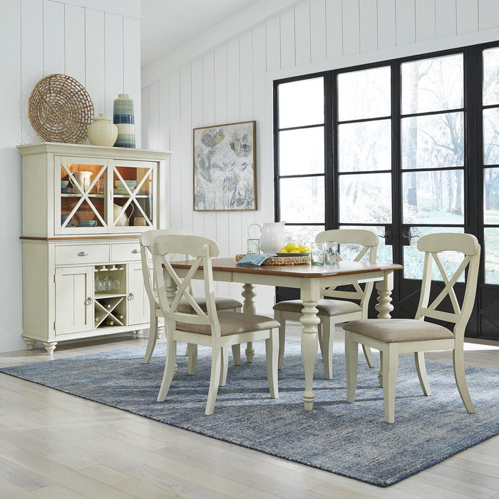 Ocean Isle Opt 5 Piece Rectangular Table Set