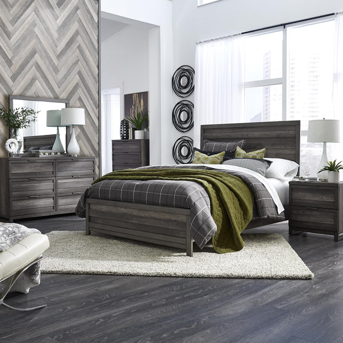 Tanners Creek Queen Panel Bed, Dresser & Mirror, Chest, Nightstand