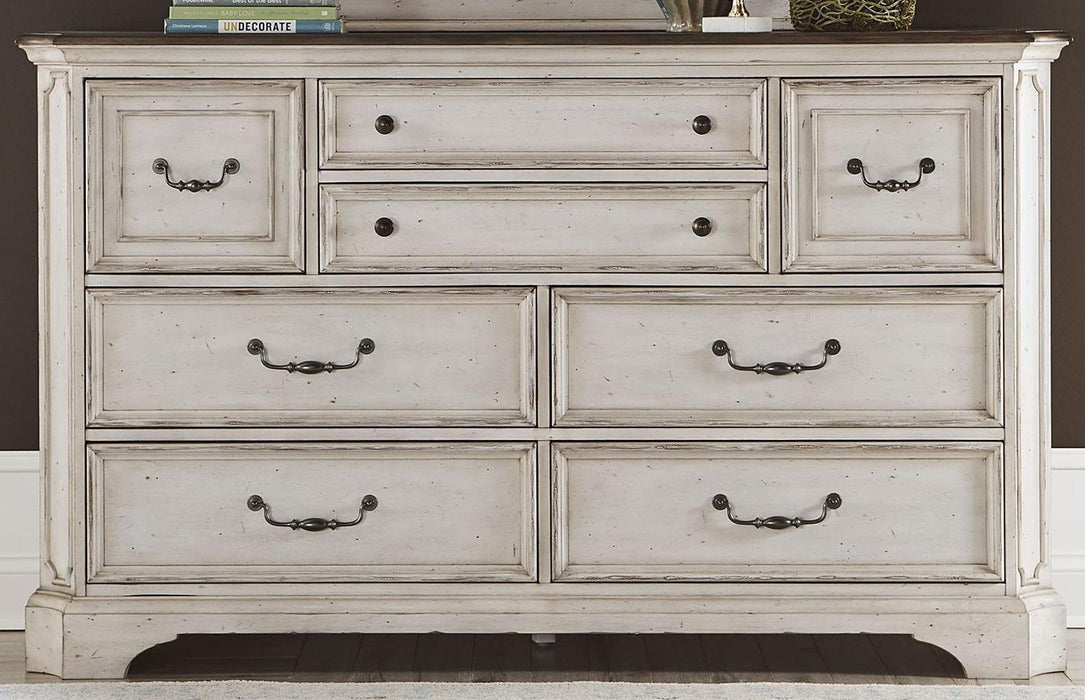 Liberty Abbey Road 8 Drawer Dresser in Porcelain White