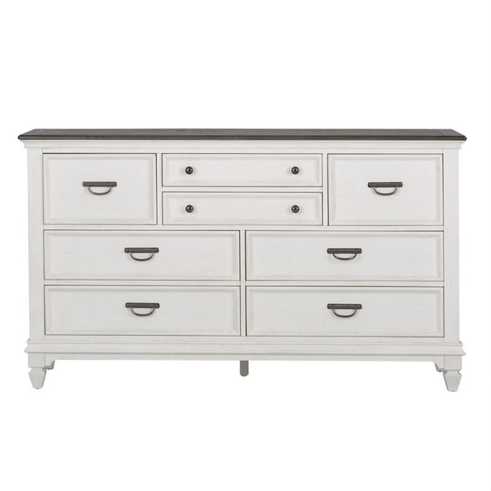 Liberty Furniture Allyson Park Drawer Dresser in Wirebrushed White