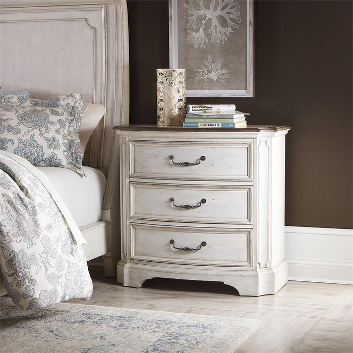 Liberty Abbey Road Bedside Chest in Porcelain White