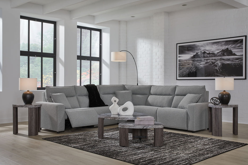ModMax II - Salt And Pepper - Reclining Sectional
