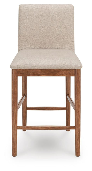 Isanti - Upholstered Barstool (Set of 2) - Light Brown