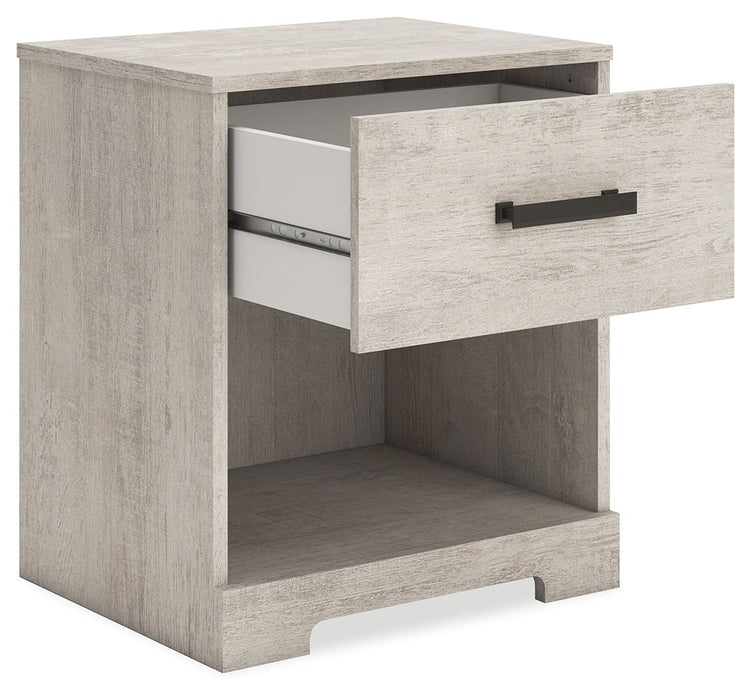 Shawburn - Gray - One Drawer Night Stand
