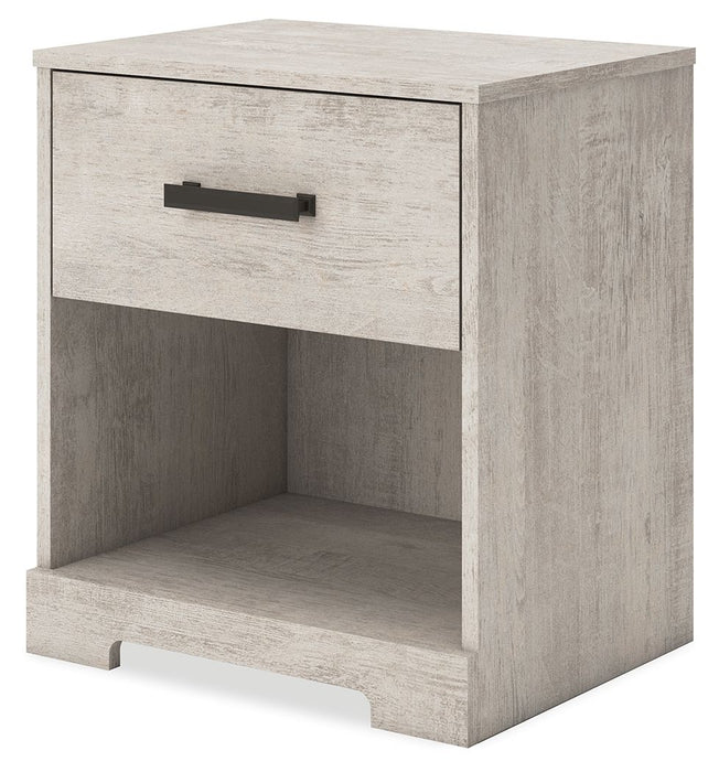 Shawburn - Gray - One Drawer Night Stand