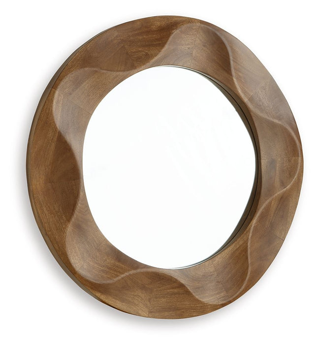 Aajon - Brown - Accent Mirror