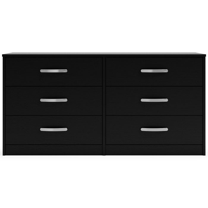 Finch - Six Drawer Dresser - 29'' Height - Black