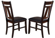 Liberty Furniture Lawson Splat Back Side Chair (Set of 2) in Light/Dark Expresso image
