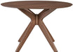 Liberty Furniture Space Saver Round Pedestal Table in Satin Walnut image