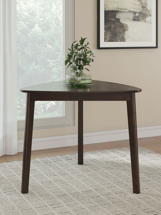 Mallenette - Triangle Dining Room Table - Merlot