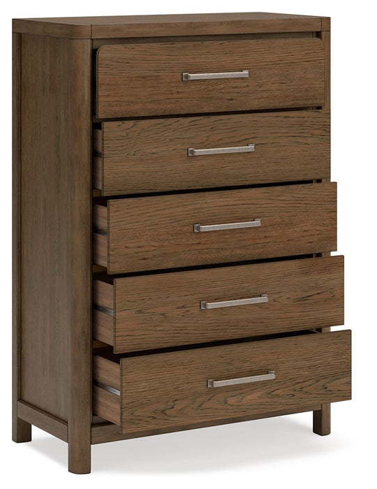 Cabalynn - Five Drawer Chest - Light Brown