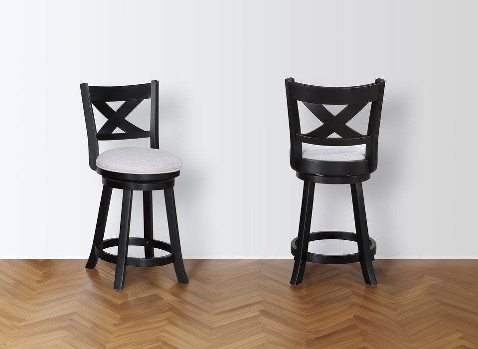 KIPPER SWIVEL PUB STOOL DOVE K/D
